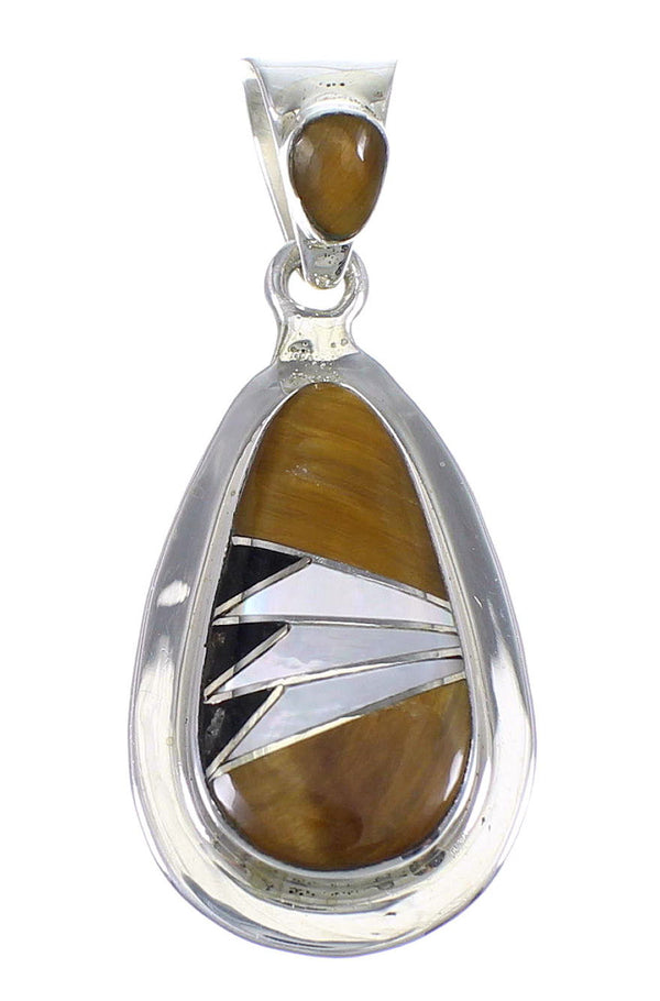 Sterling Silver Multicolor Southwest Pendant YX70737